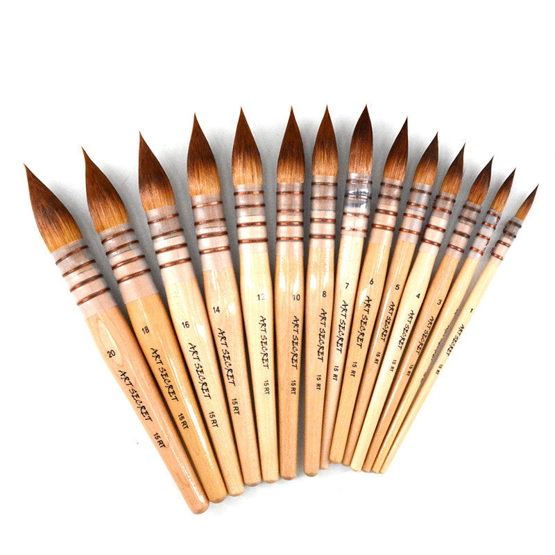 Unleash Your Inner Picasso with Our Nylon Hair Tip Watercolor Brush!